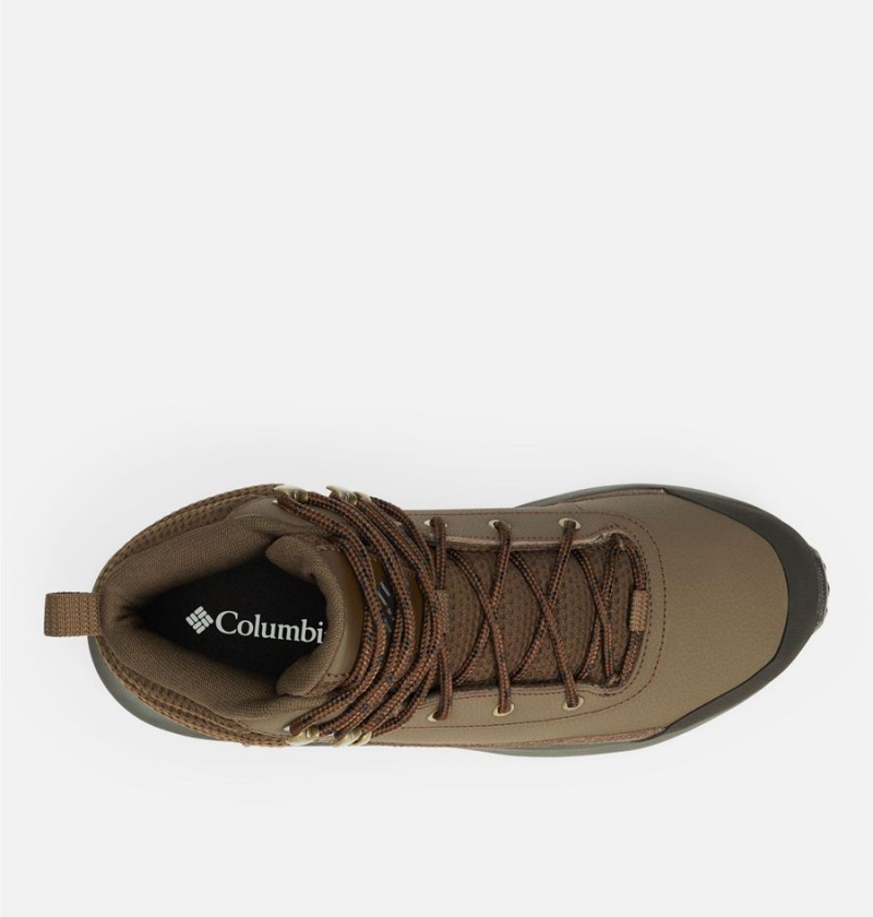 Columbia Trailstorm Peak Mid Men's Hiking Shoes Brown | MNZEFL-398