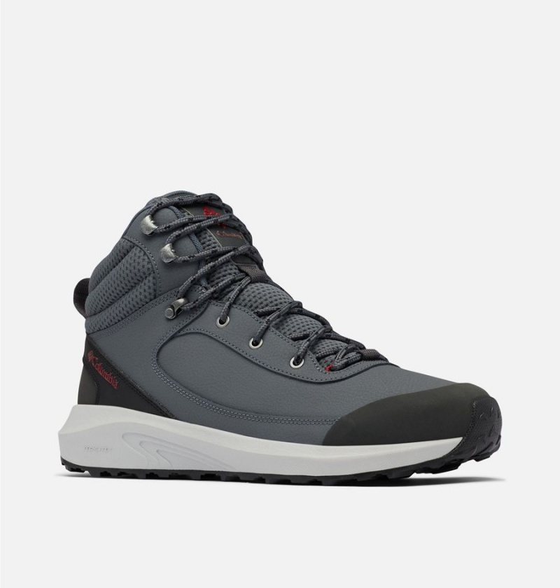 Columbia Trailstorm Peak Mid Men's Hiking Shoes Grey | HKCFZQ-751