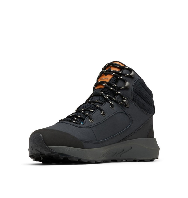 Columbia Trailstorm Peak Mid Men's Hiking Shoes Black | OIWNXU-189