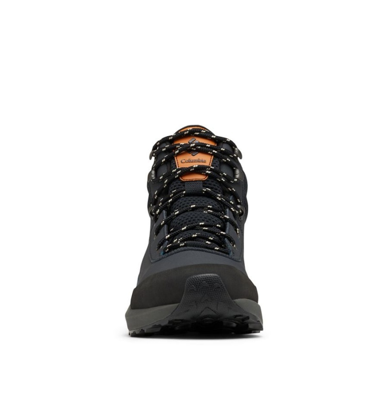 Columbia Trailstorm Peak Mid Men's Hiking Shoes Black | OIWNXU-189