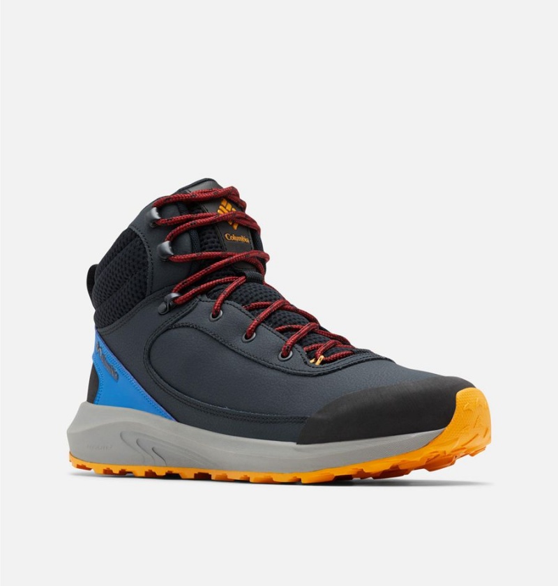 Columbia Trailstorm Peak Mid Men's Hiking Shoes Navy | KGEDHA-612