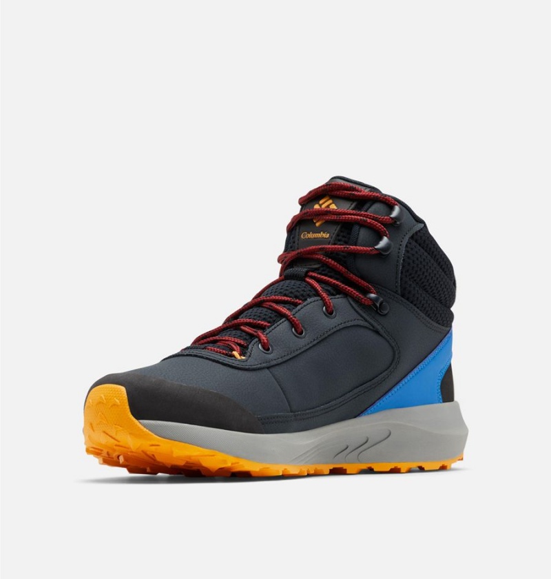 Columbia Trailstorm Peak Mid Men's Hiking Shoes Navy | KGEDHA-612