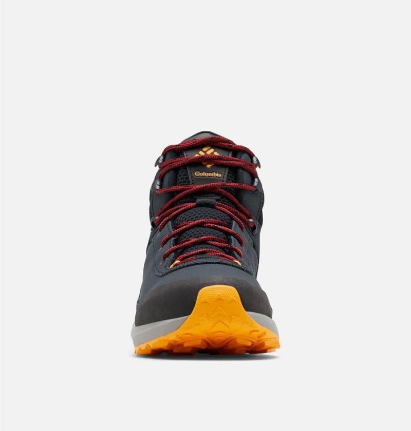 Columbia Trailstorm Peak Mid Men's Hiking Shoes Navy | KGEDHA-612