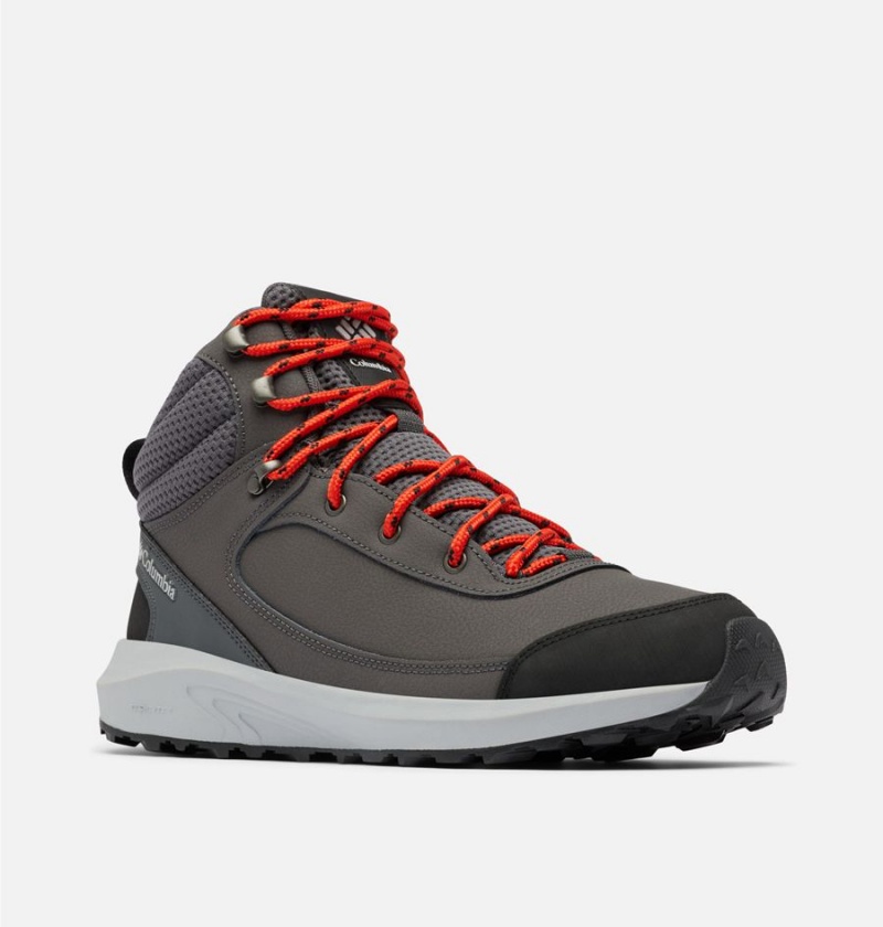 Columbia Trailstorm Peak Mid Men's Hiking Shoes Grey | EFLOTS-739