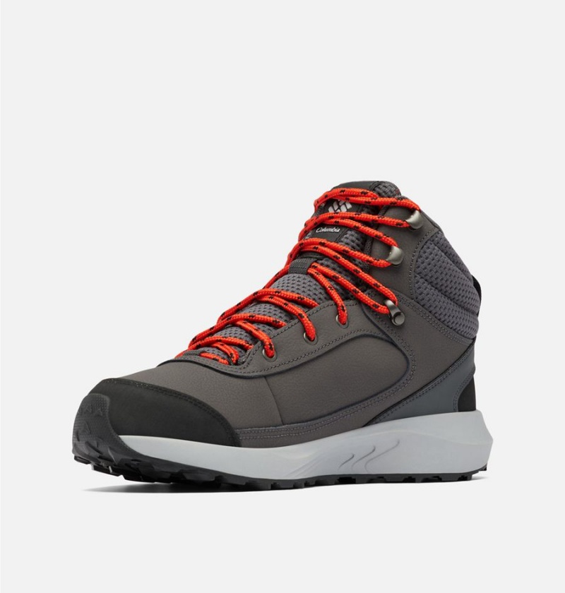 Columbia Trailstorm Peak Mid Men's Hiking Shoes Grey | EFLOTS-739