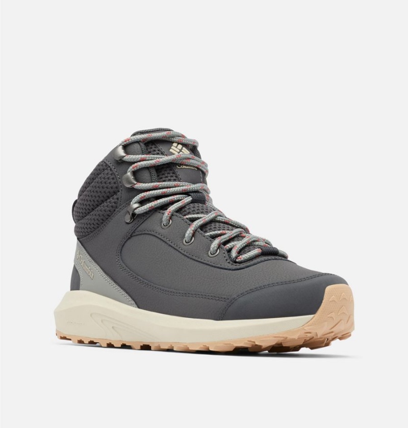 Columbia Trailstorm Peak Mid Women's Hiking Shoes Grey | PLZQTG-023