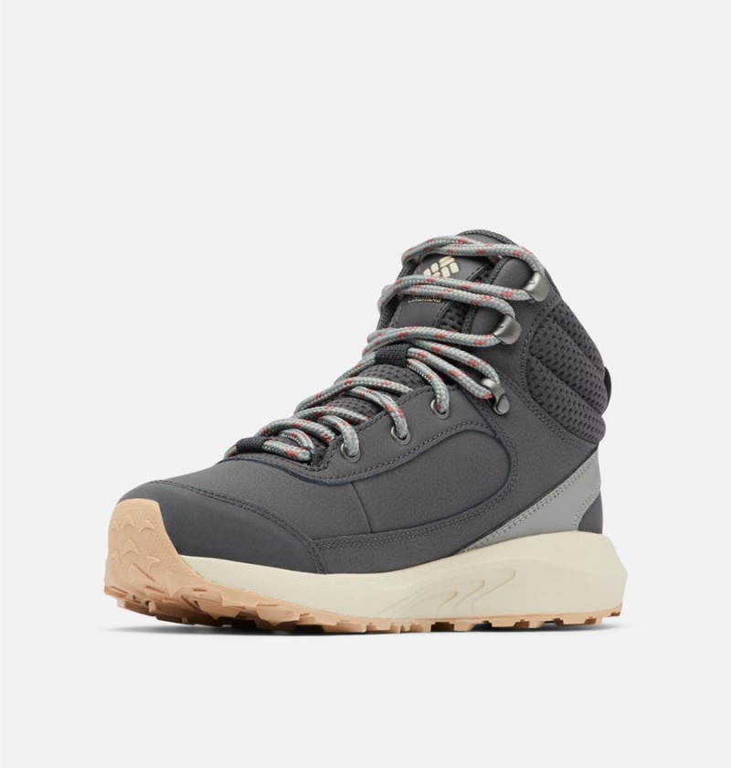 Columbia Trailstorm Peak Mid Women's Hiking Shoes Grey | PLZQTG-023