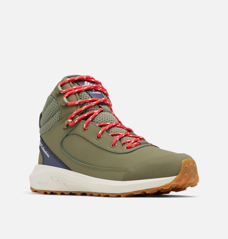 Columbia Trailstorm Peak Mid Women's Hiking Shoes Green | SCGRNE-012