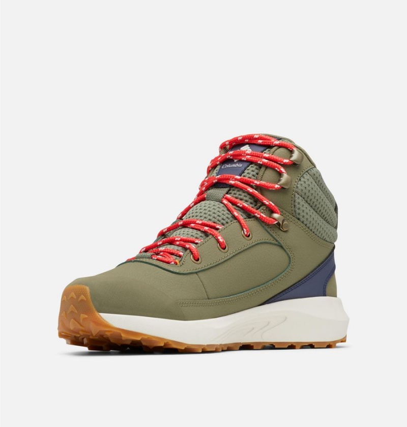 Columbia Trailstorm Peak Mid Women's Hiking Shoes Green | SCGRNE-012