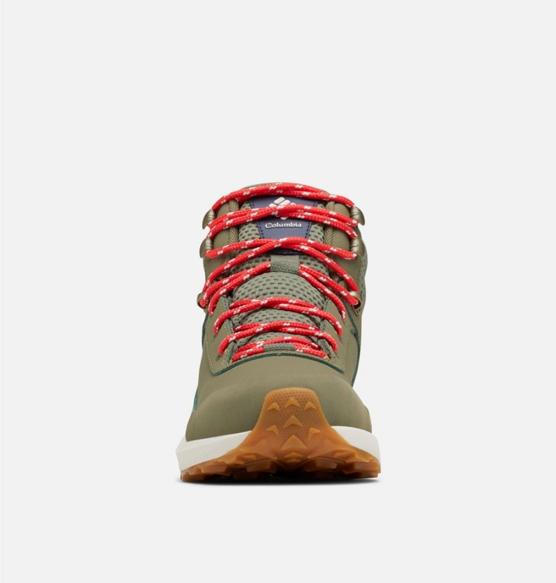 Columbia Trailstorm Peak Mid Women's Hiking Shoes Green | SCGRNE-012