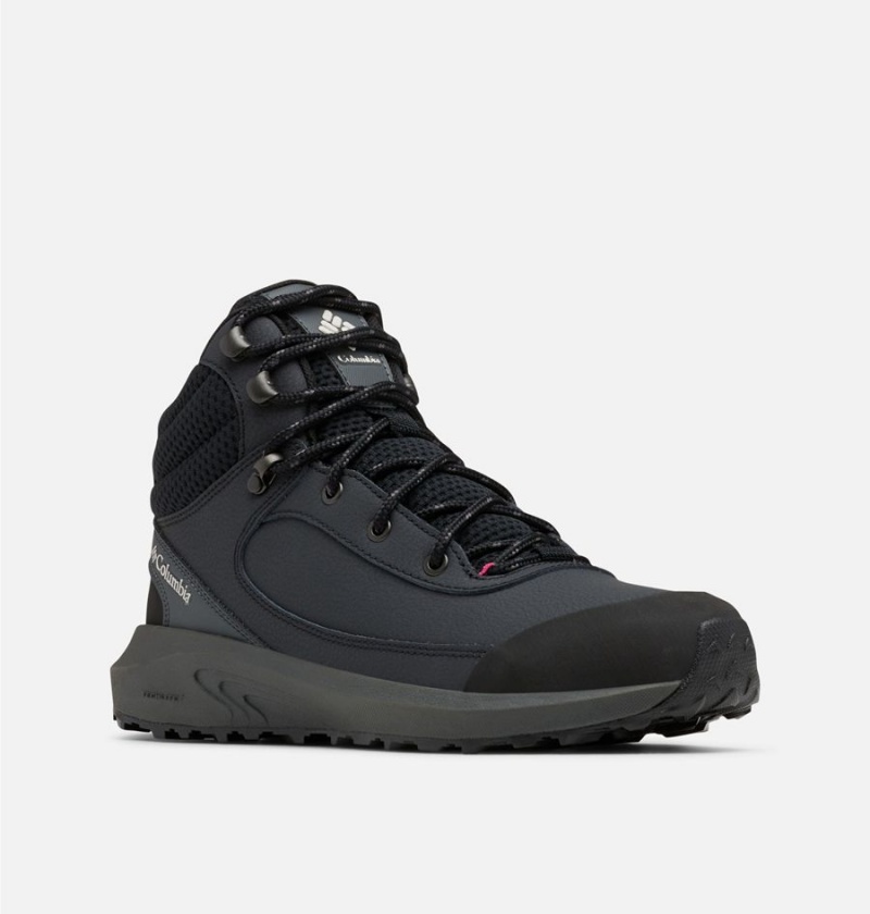 Columbia Trailstorm Peak Mid Women's Hiking Shoes Black | AIHKZW-134