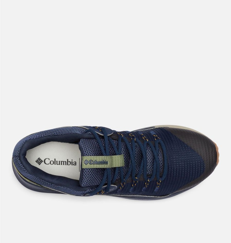 Columbia Trailstorm Waterproof Men's Hiking Shoes Navy | FSILVT-983