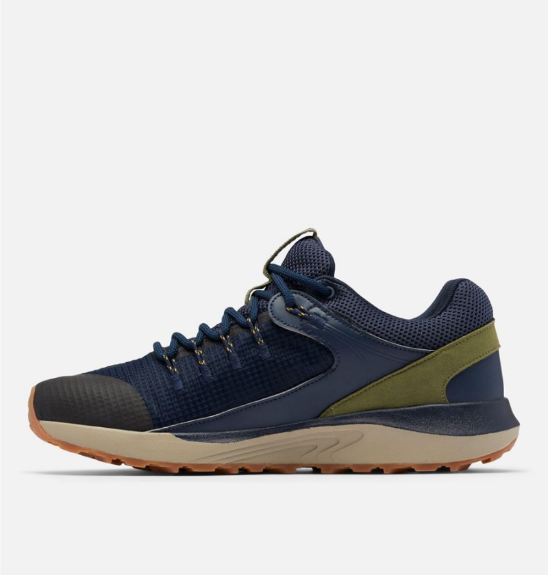 Columbia Trailstorm Waterproof Men's Hiking Shoes Navy | FSILVT-983