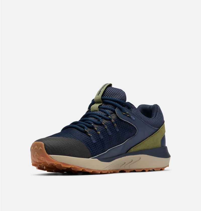 Columbia Trailstorm Waterproof Men's Hiking Shoes Navy | FSILVT-983