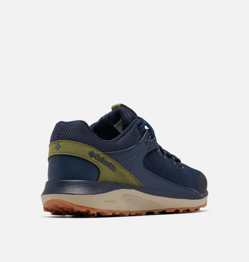 Columbia Trailstorm Waterproof Men's Hiking Shoes Navy | FSILVT-983