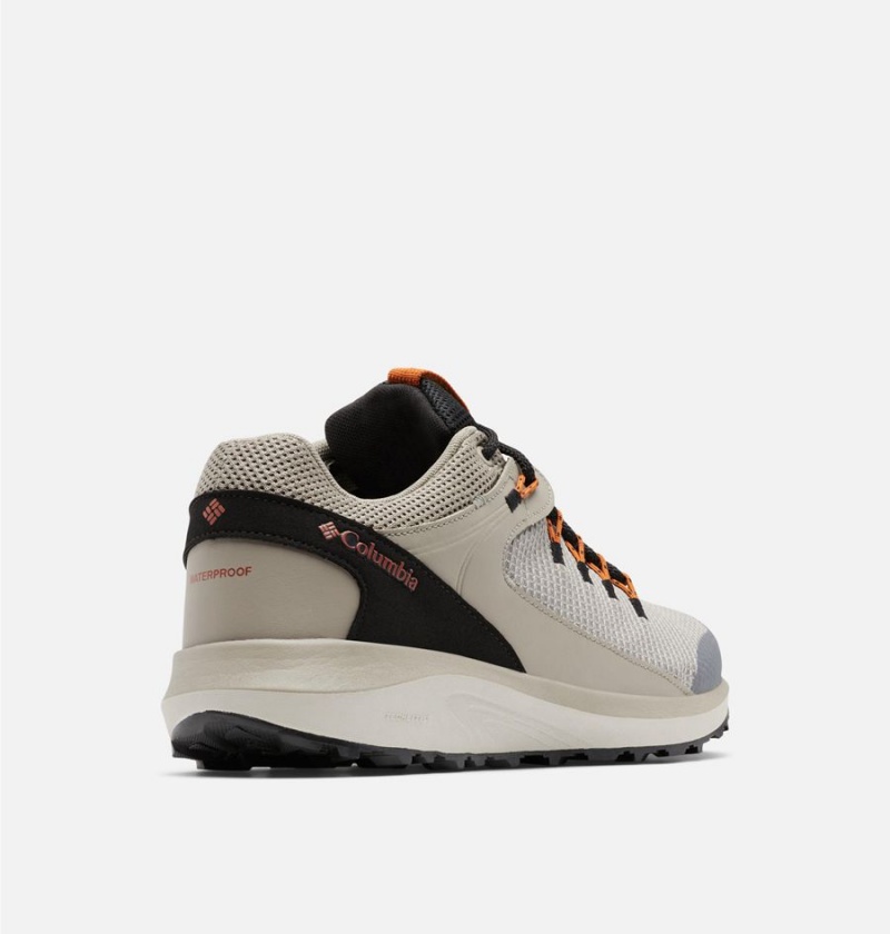 Columbia Trailstorm Waterproof Men's Hiking Shoes Beige | ZGLONH-523