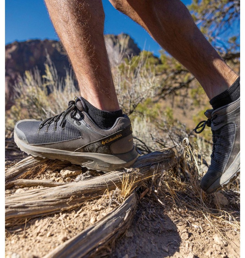 Columbia Trailstorm Waterproof Men's Hiking Shoes Grey | IGBMHL-238