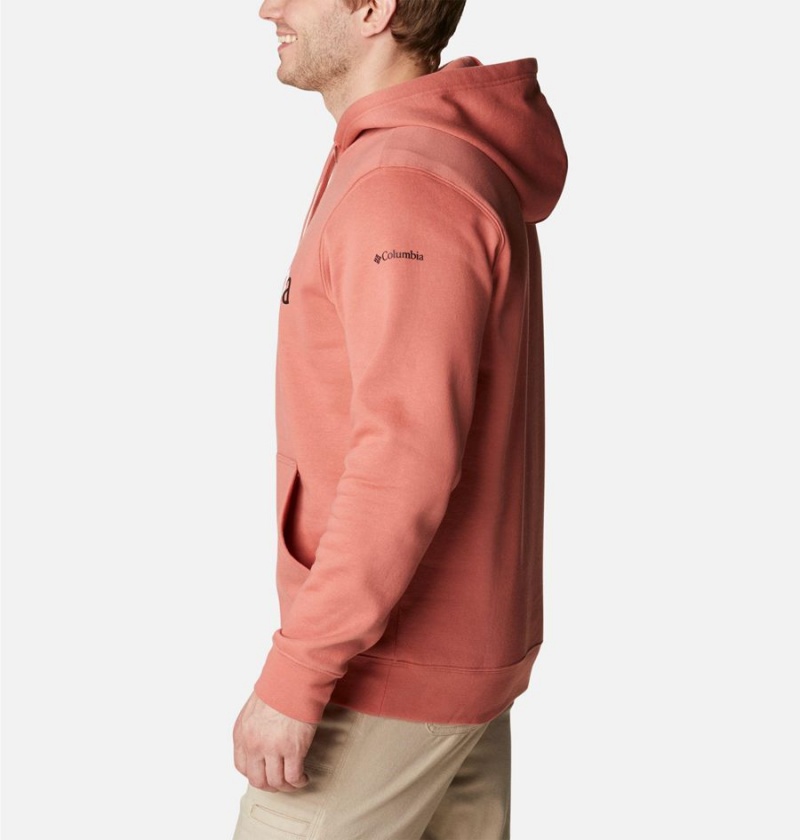 Columbia Trek Men's Hoodie Pink | ALKSCQ-571