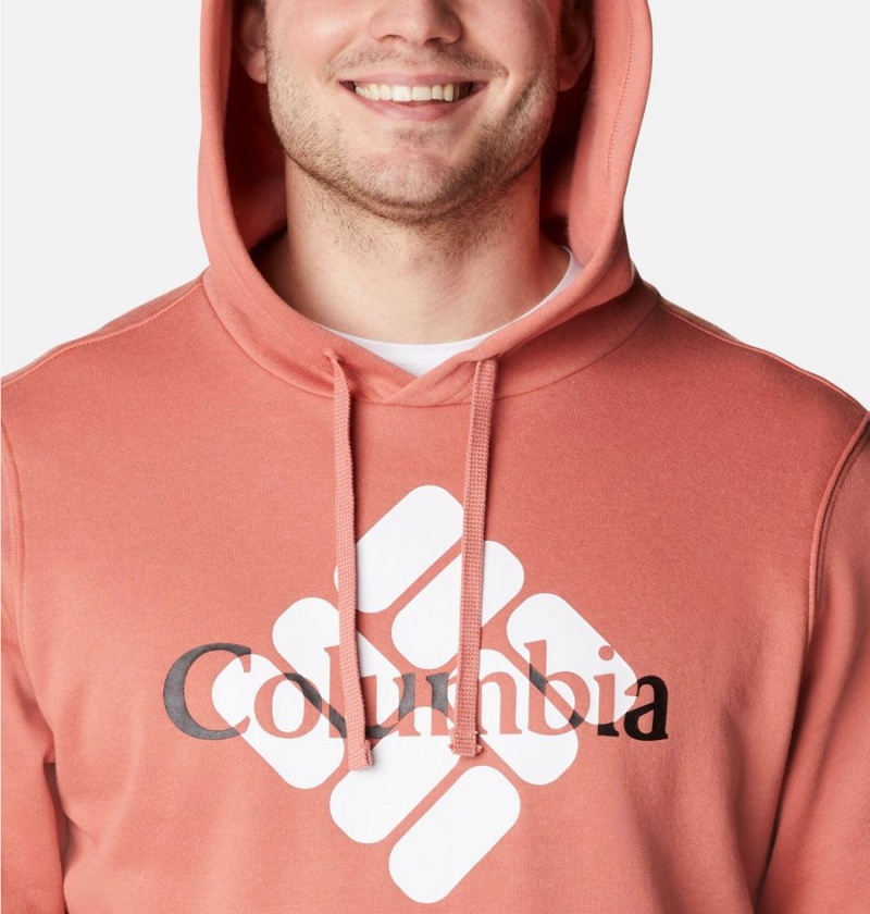 Columbia Trek Men's Hoodie Pink | ALKSCQ-571