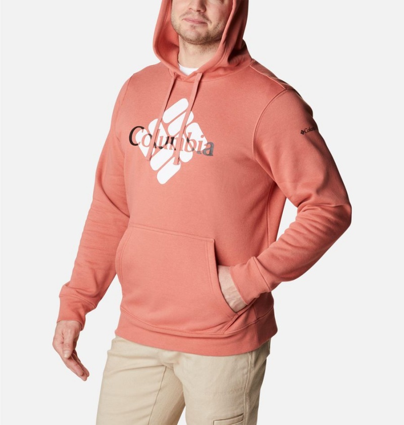 Columbia Trek Men's Hoodie Pink | ALKSCQ-571