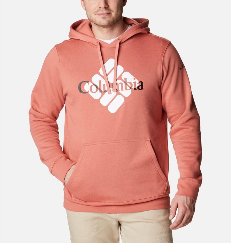 Columbia Trek Men\'s Hoodie Pink | ALKSCQ-571