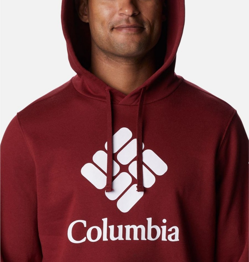 Columbia Trek Men's Hoodie Red | PXMGKN-920