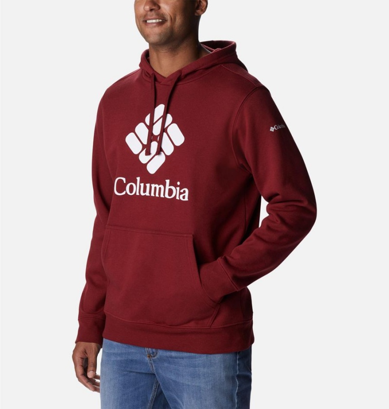 Columbia Trek Men's Hoodie Red | PXMGKN-920