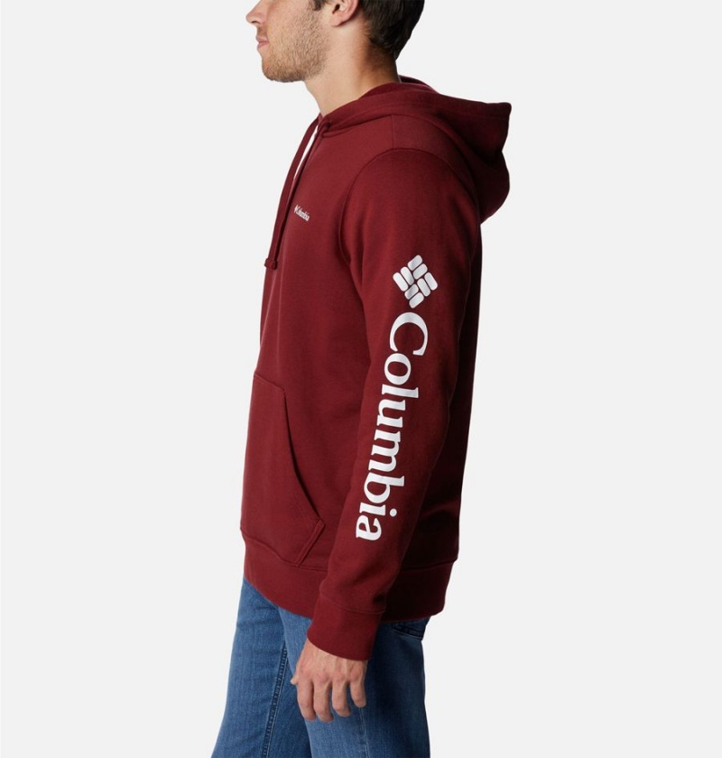 Columbia Trek Men's Hoodie Red | XJERCO-610