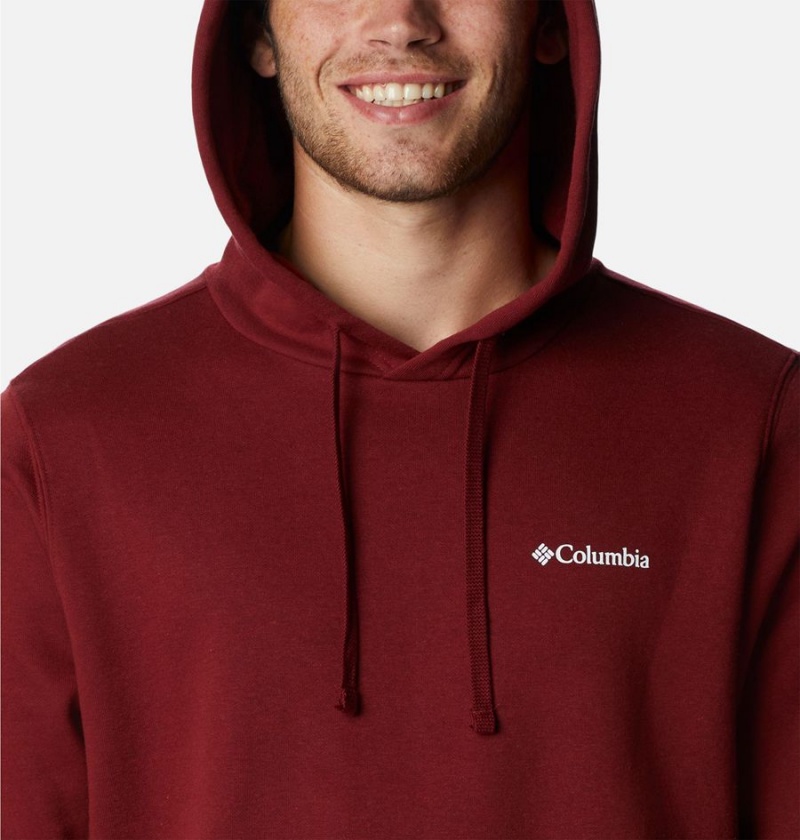 Columbia Trek Men's Hoodie Red | XJERCO-610