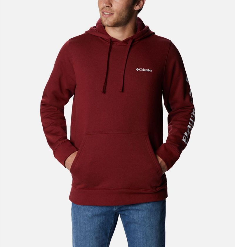 Columbia Trek Men's Hoodie Red | XJERCO-610