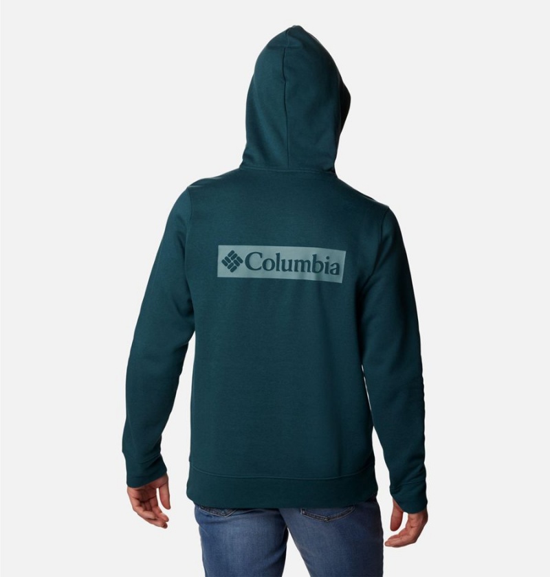 Columbia Trek Men's Hoodie Turquoise | VDPWQZ-153