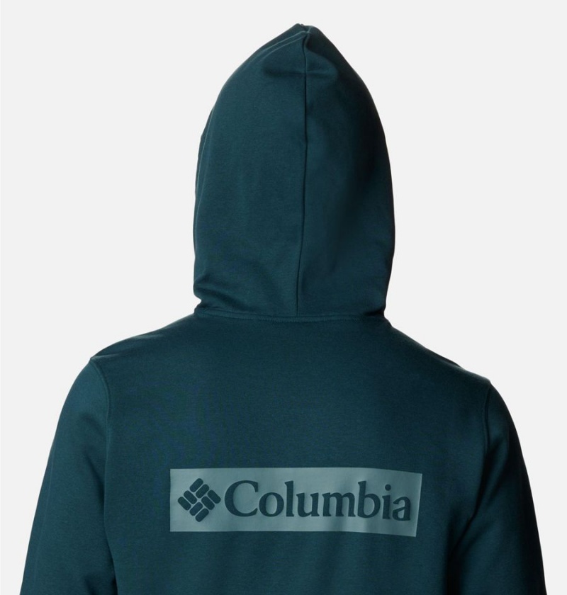 Columbia Trek Men's Hoodie Turquoise | VDPWQZ-153