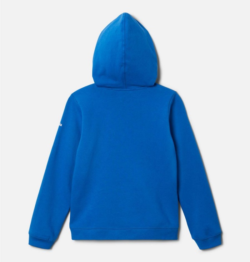 Columbia Trek Pullover Kids' Hoodie Blue | XPABJL-059