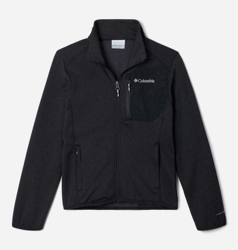 Columbia Triple Canyon Full Zip Kids\' Jacket Black | SGQFUC-465