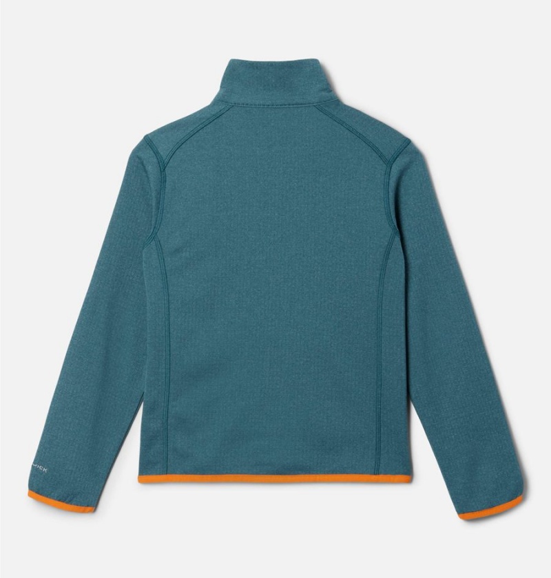 Columbia Triple Canyon Full Zip Kids' Jacket Turquoise | MPBIQZ-628