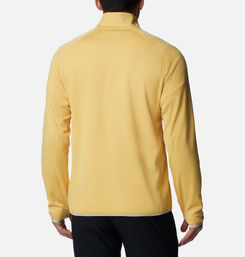 Columbia Triple Canyon Half Zip Men's Pullover Yellow | RBXIGA-107