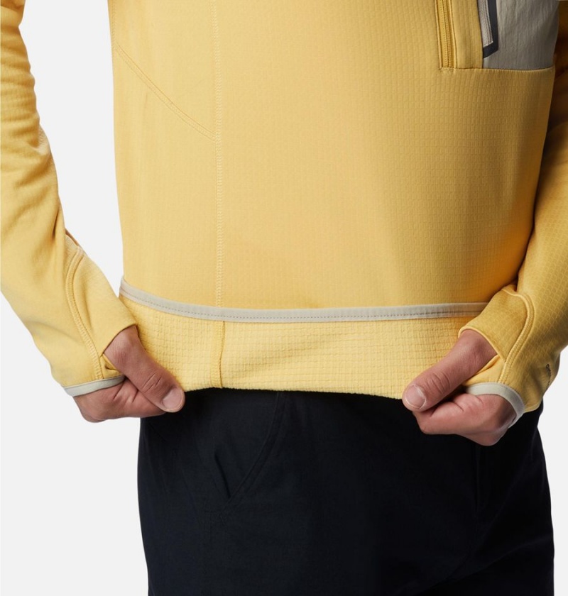 Columbia Triple Canyon Half Zip Men's Pullover Yellow | RBXIGA-107