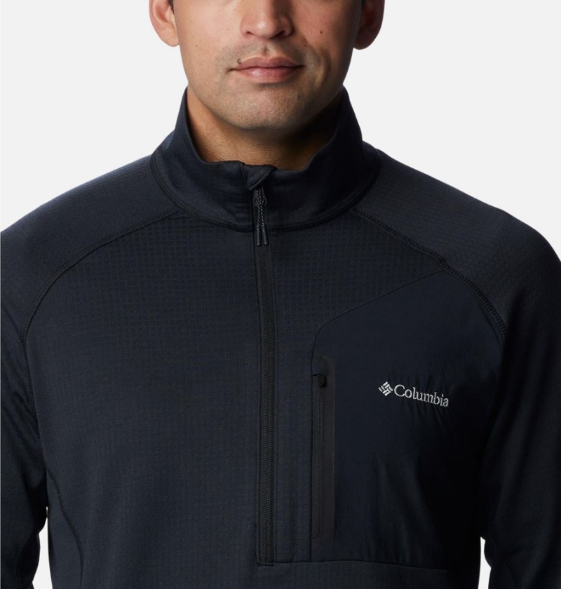 Columbia Triple Canyon Half Zip Men's Pullover Black | FJEGCV-139