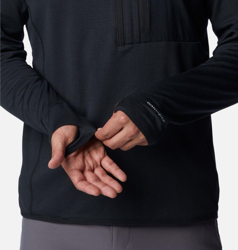 Columbia Triple Canyon Half Zip Men's Pullover Black | FJEGCV-139