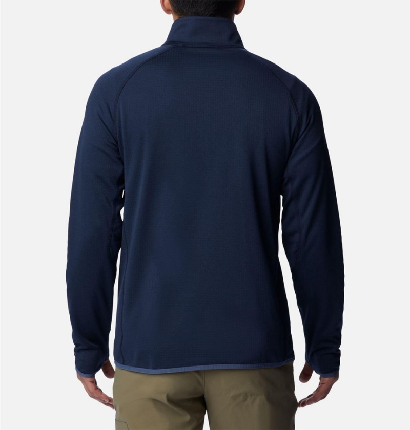 Columbia Triple Canyon Half Zip Men's Pullover Navy | DUFRSI-562