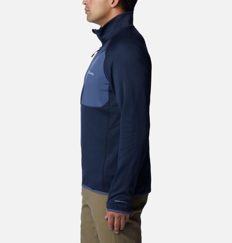 Columbia Triple Canyon Half Zip Men's Pullover Navy | DUFRSI-562