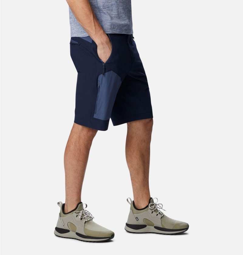 Columbia Triple Canyon II Men's Shorts Navy | GLJNDH-056