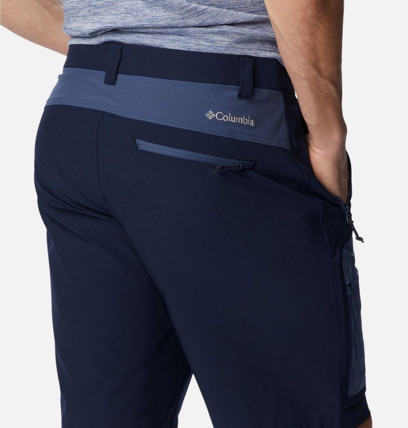 Columbia Triple Canyon II Men's Shorts Navy | GLJNDH-056