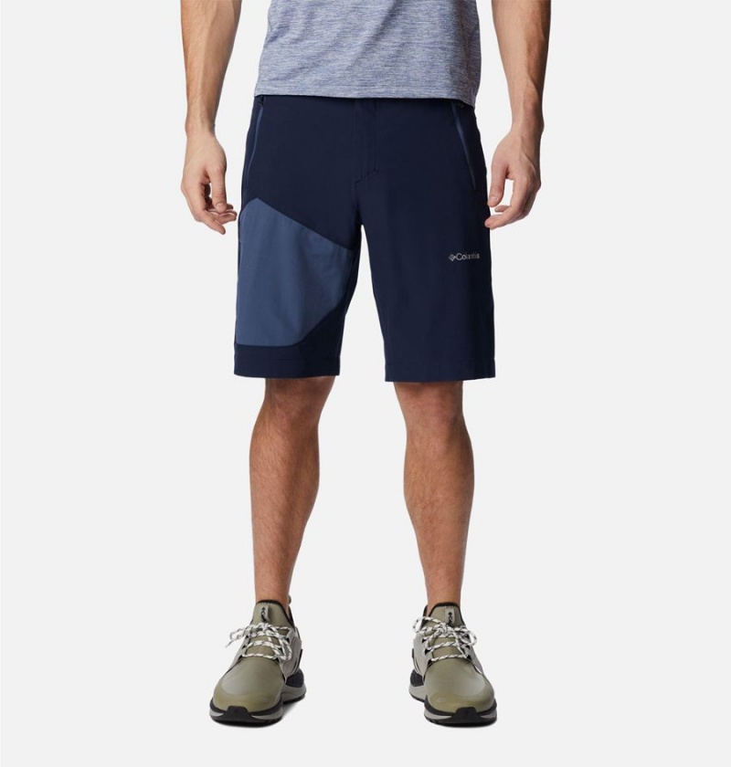 Columbia Triple Canyon II Men\'s Shorts Navy | GLJNDH-056