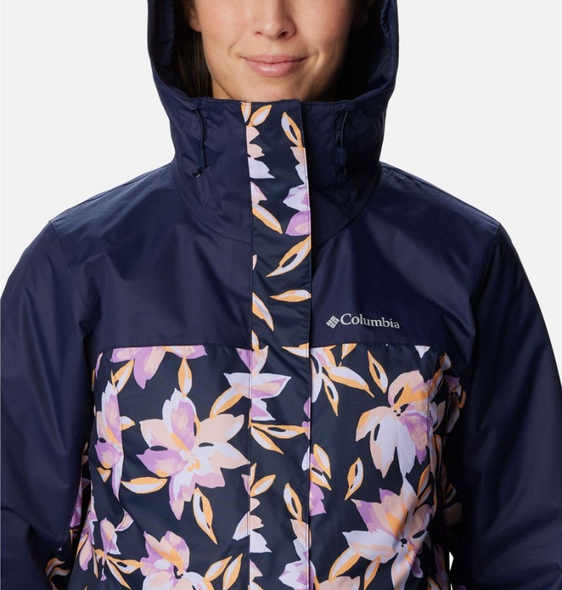 Columbia Tunnel Falls II Interchange Women's 3 In 1 Jackets Navy | JWTMOU-570