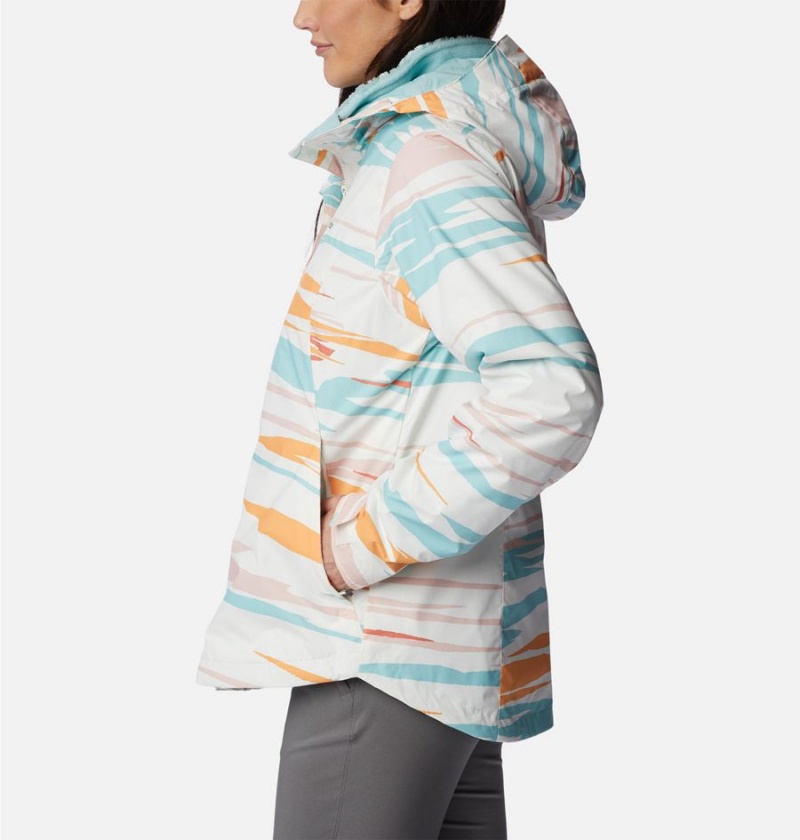 Columbia Tunnel Falls II Interchange Women's 3 In 1 Jackets White | WECKGJ-401
