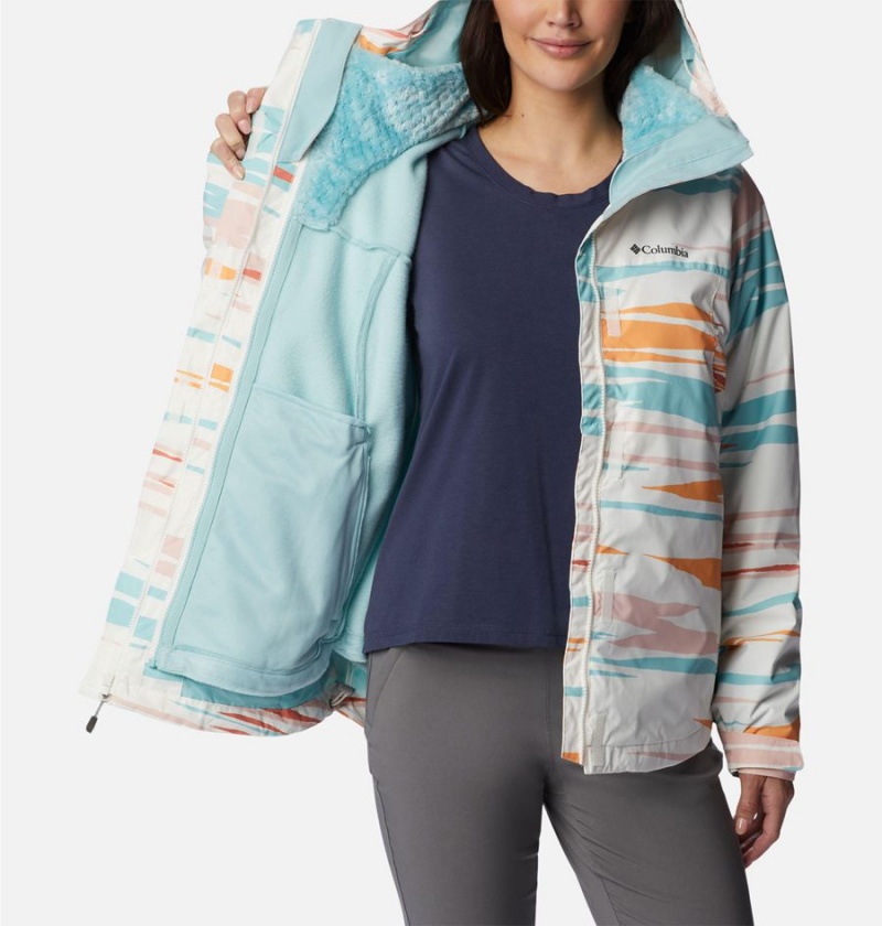 Columbia Tunnel Falls II Interchange Women's 3 In 1 Jackets White | WECKGJ-401