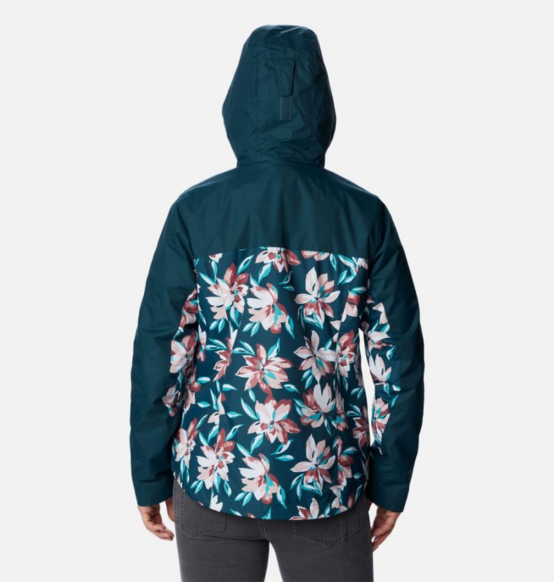 Columbia Tunnel Falls II Interchange Women's 3 In 1 Jackets Turquoise | NKSYMD-643