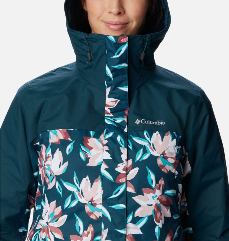 Columbia Tunnel Falls II Interchange Women's 3 In 1 Jackets Turquoise | NKSYMD-643