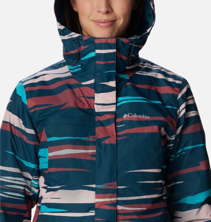 Columbia Tunnel Falls II Interchange Women's 3 In 1 Jackets Turquoise | YAKSPT-754